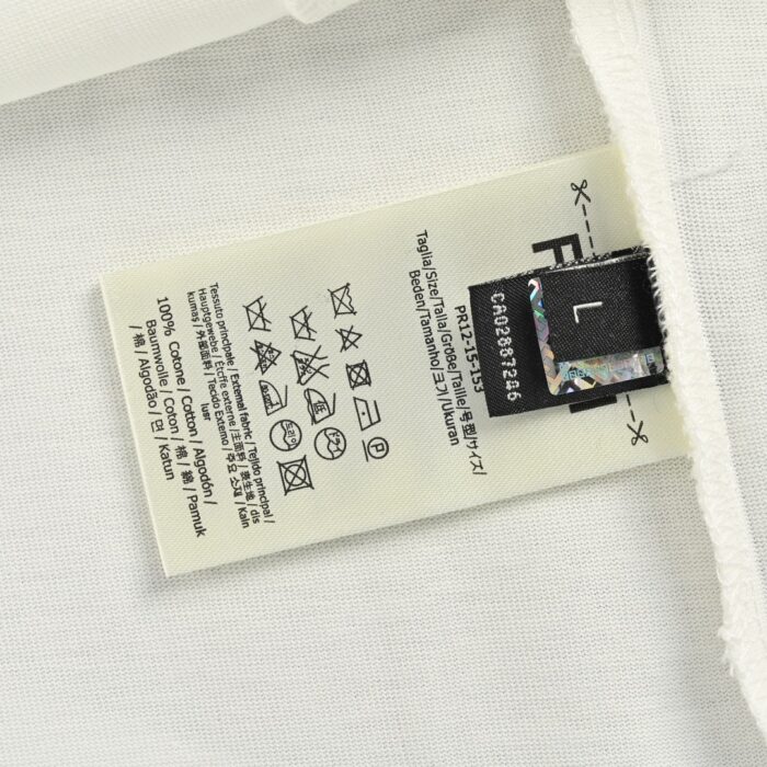 24ss FF Embroidery Logo Fake Pocket T-Shirt crossreps