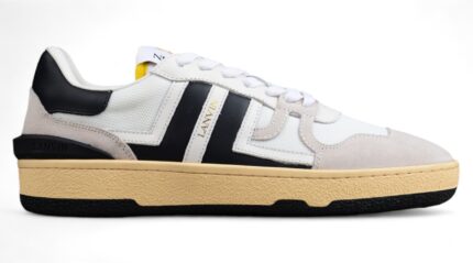 Lanvin Clay sneakers in black and white crossreps