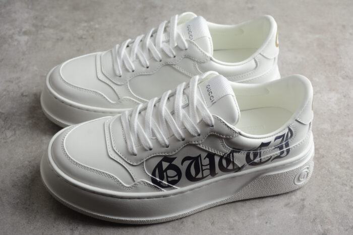 Gucci Rhyton Sneaker - White Leather crossreps