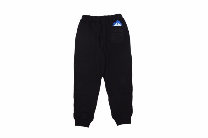 Howl's Moving Castle Flame Embroidery Logo Pants crossreps