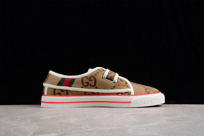 Gucci GG Canvas and Mesh Velcro Sneaker crossreps