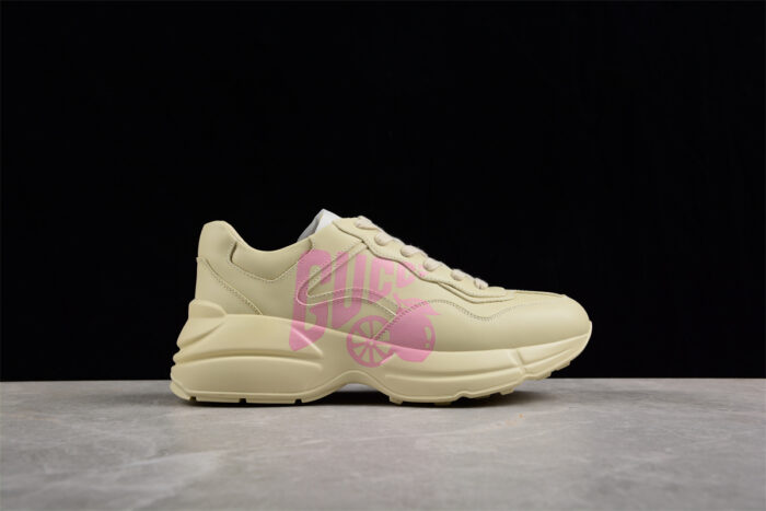 Gucci Rhyton Sneaker with Pink Logo crossreps