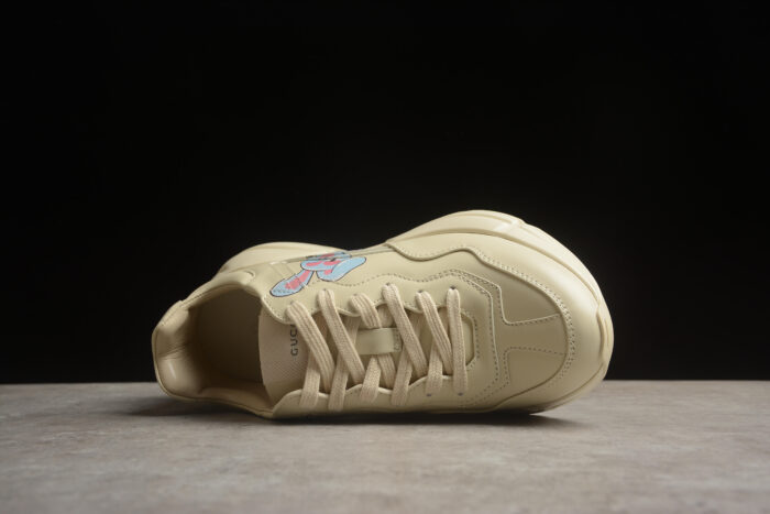 Gucci All-Beige Chunky Sole Sneakers crossreps