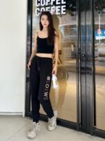 23Fw Embroidery Logo Pants crossreps