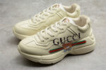 Gucci Rhyton Teddy Bear Sneaker - Beige crossreps