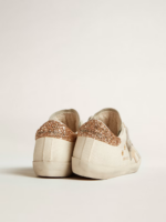 Super-Star LTD in canvas with sand star and glitter heel tab crossreps