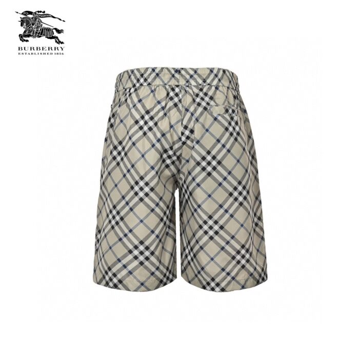 Embroidery Warhorse Logo Plaid Beach Short crossreps