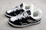 Gucci Black and White Leather Sneakers with Monochrome Detailing crossreps