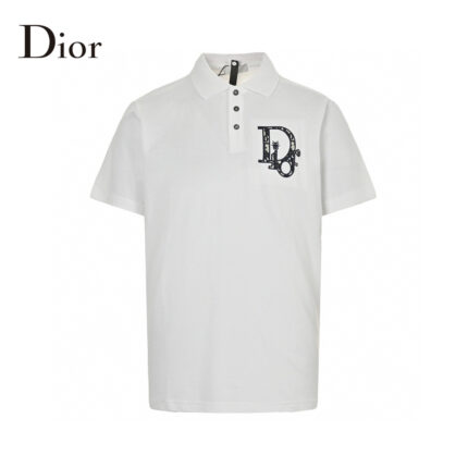 24ss Chest Embroidery Logo Polo T-Shirt crossreps