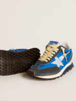 Marathon with blue nylon upper and white star crossreps