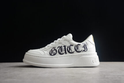 Gucci Rhyton Sneaker - White Leather crossreps