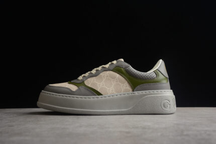 Gucci Rhyton GG Sneaker - Olive Green Trim crossreps