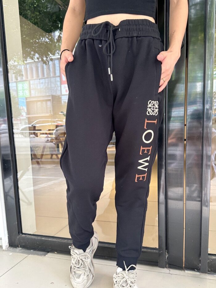 23Fw Embroidery Logo Pants crossreps