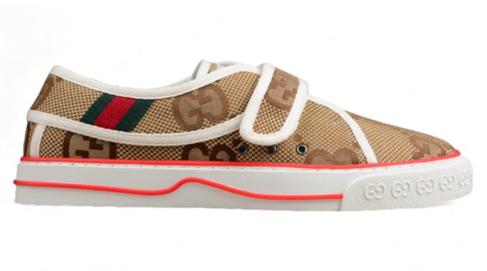 Gucci GG Canvas and Mesh Velcro Sneaker crossreps