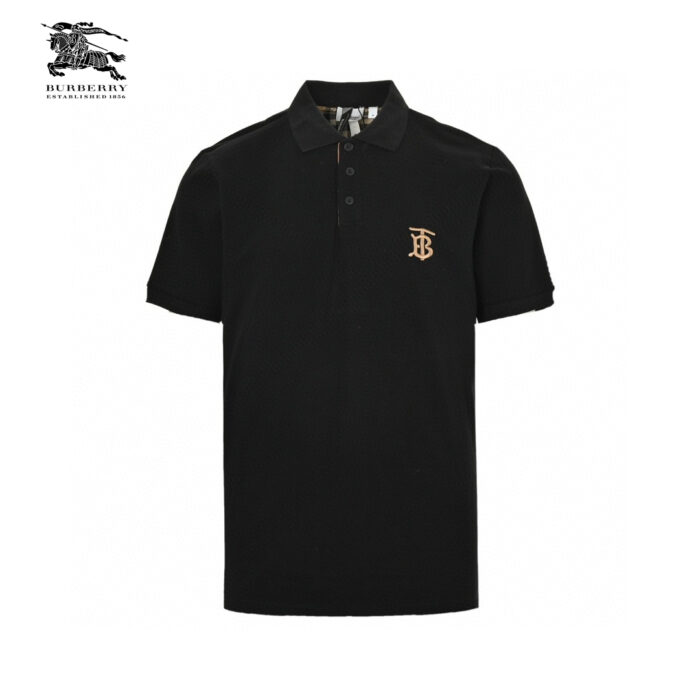 24ss Chest TB Embroidery Logo Polo T-Shirt crossreps