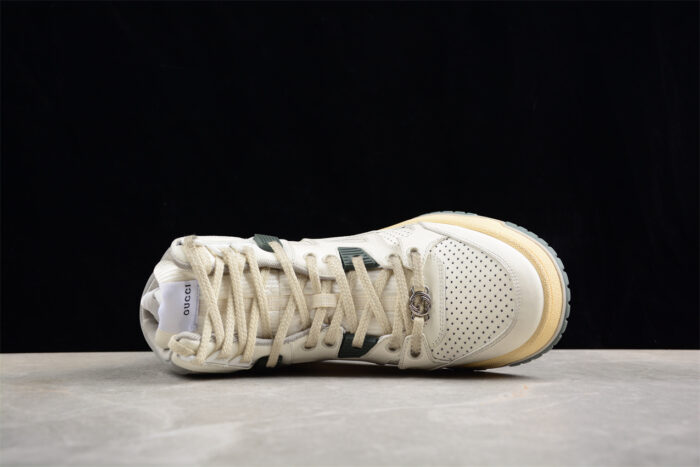 Gucci Ultrapace R High-Top Sneakers - Beige and Grey crossreps