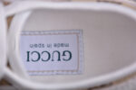 Gucci GG Canvas Light Grey Suede Sneaker crossreps