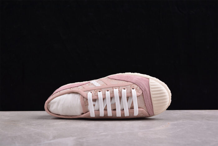 Gucci GG Canvas Pink Suede Sneaker crossreps