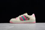 Gucci Screener Pink and Green GG Sneaker crossreps