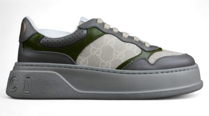 Gucci Rhyton GG Sneaker - Green and Gray crossreps