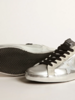 Super-Star sneakers with star and silver heel tab crossreps