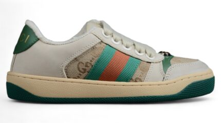 Gucci GG Supreme Sneaker - Green and Beige crossreps