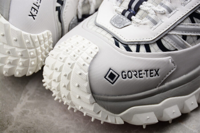 Moncler Gore-Tex Trailgrip Sneakers in White and Navy crossreps