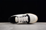 Gucci White and Black Leather Sneakers with Embossed GG Logo crossreps