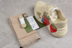 Gucci Rhyton Leather Sneaker with Strawberry Print crossreps