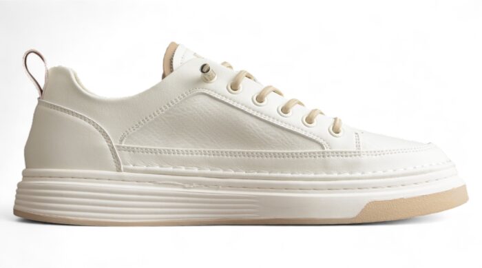 Gucci All-White Minimalist Leather Sneakers crossreps