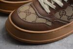 Gucci GG Supreme Rhyton Sneaker in Brown crossreps