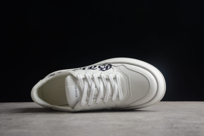 Gucci Rhyton Sneaker - White Leather crossreps