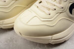 Gucci All-Beige Chunky Sole Sneakers with Black Interlocking G Logo crossreps