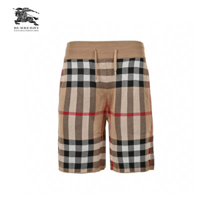 24ss Classic Big Plaid Knit Short crossreps