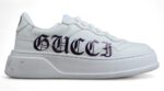 Gucci Script Logo Sneaker - White crossreps