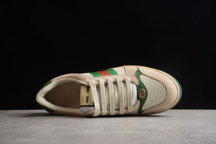 Gucci Screener GG Sneaker - Green Trim crossreps