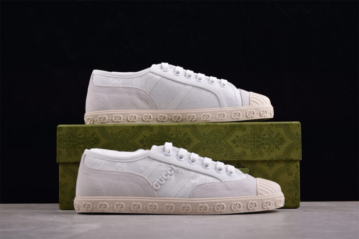 Gucci Tennis 1977 Sneakers - White Canvas crossreps