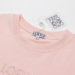 Loewe Embroidery Big Logo Pure Color T-Shirt crossreps