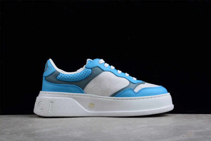 Gucci Women's Platform Sneaker in Light Blue crossreps