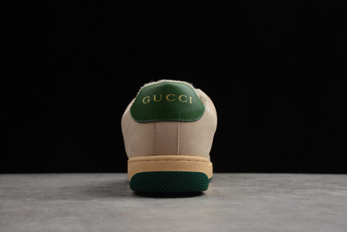 Gucci x Disney Screener Leather and Suede Sneaker with Mickey Mouse crossreps