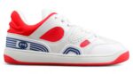 Gucci Basket Sneakers - White, Red, and Blue crossreps