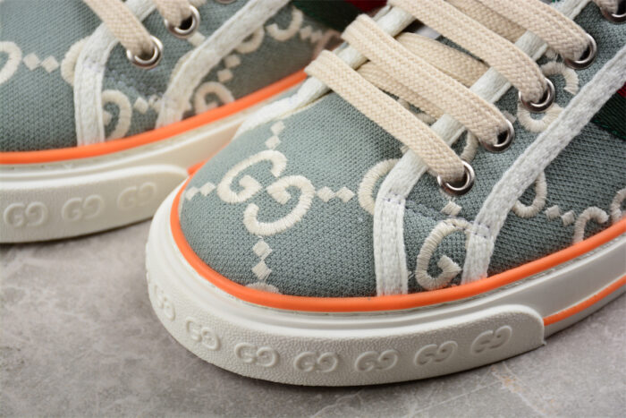 Gucci Tennis 1977 Sneakers - Green GG Canvas crossreps