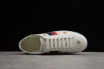 Gucci Ace Embroidered Sneaker with Bee and Star Motif (Red, White, and Blue Stripes) crossreps