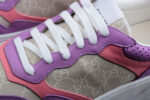 Gucci Platform Sneaker in Pink and Purple crossreps