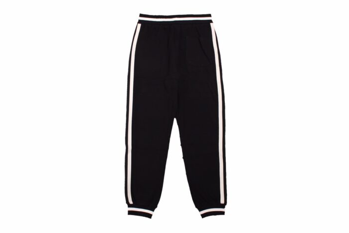 23ss Black and White Braid Sweatpants crossreps