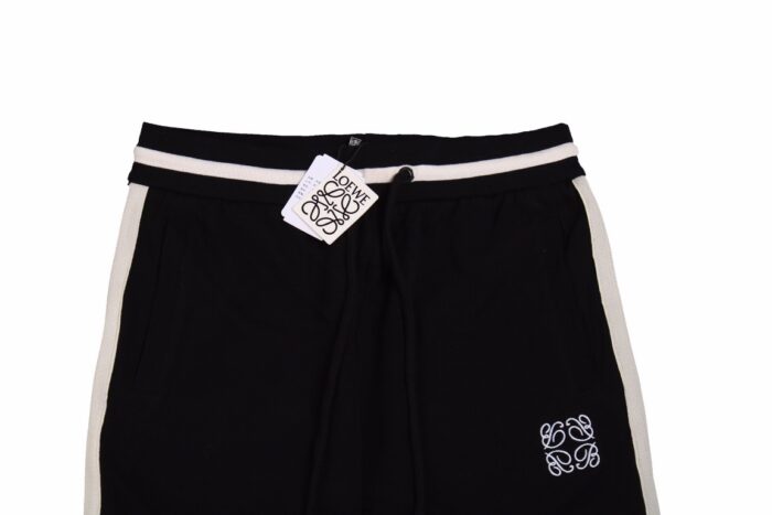 23ss Black and White Braid Sweatpants crossreps