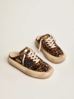 Space-Star Sabot shoes in animal-print pony skin with shearling lining crossreps