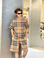 24ss Plaid Knit Short crossreps