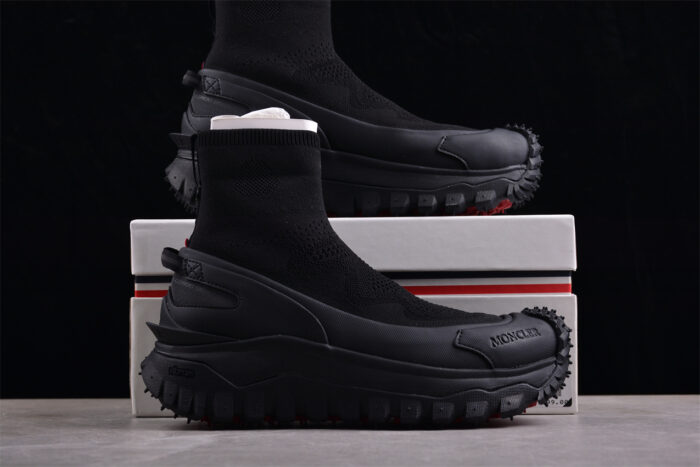 Moncler Trailgrip GTX High-Top Sneakers in Black crossreps