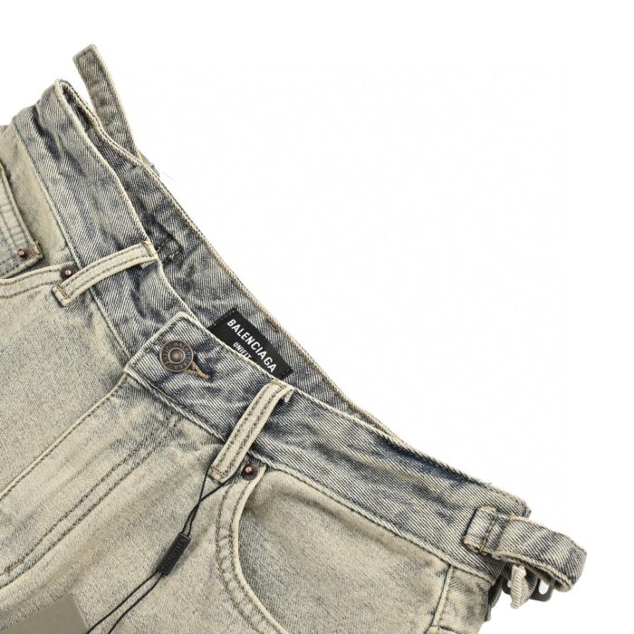 24ss Inside Out Wash Denim Short crossreps